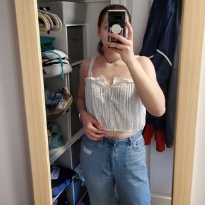 Lucky Brand Lace Detailed Tank